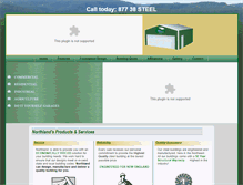Tablet Screenshot of northlandsteelbuildings.com